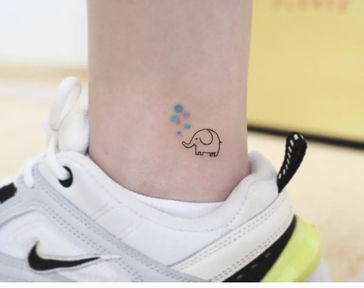 Elephant Minimalist elephant arm tattoo Paris – Showtime Tattoo