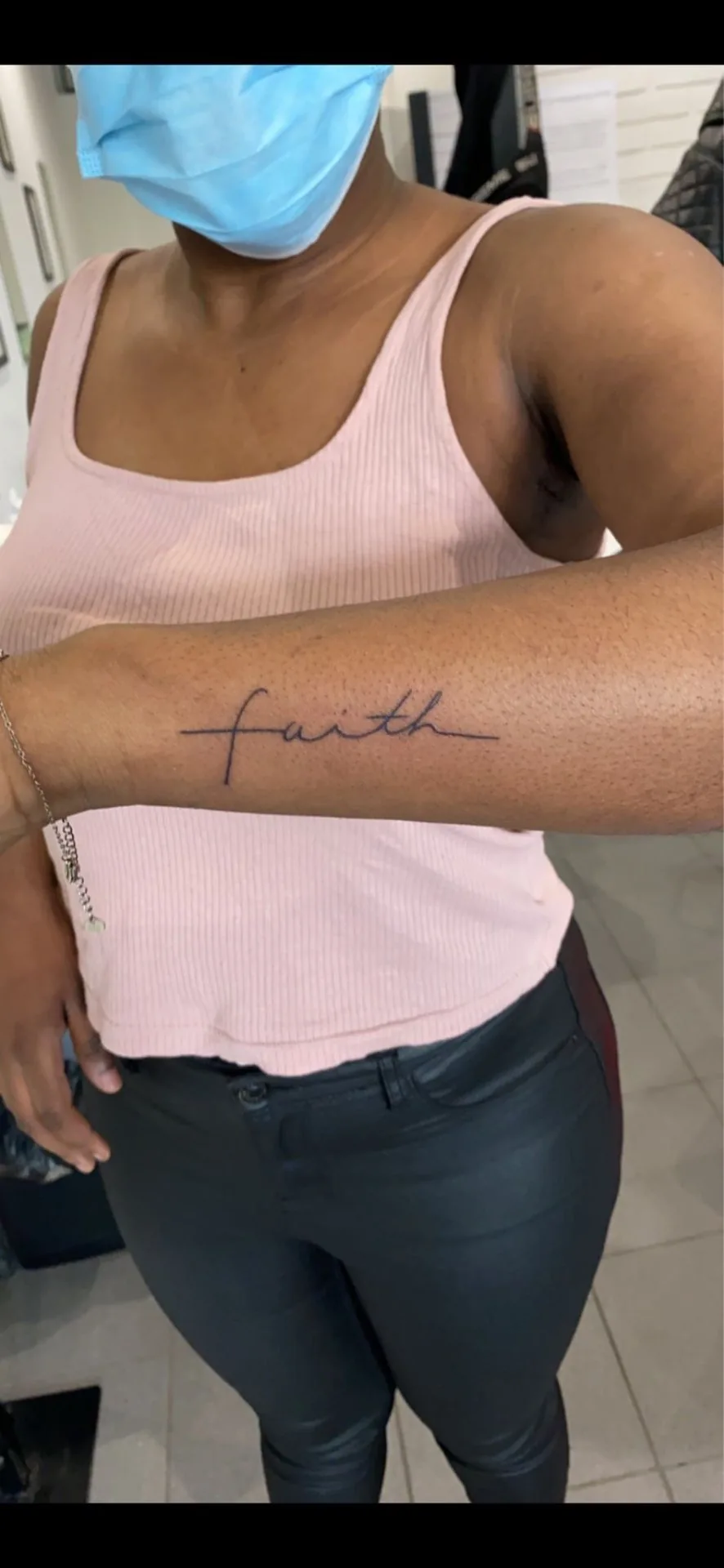 Faith lettering Faith lettering forearm tattoo Paris – Showtime Tattoo
