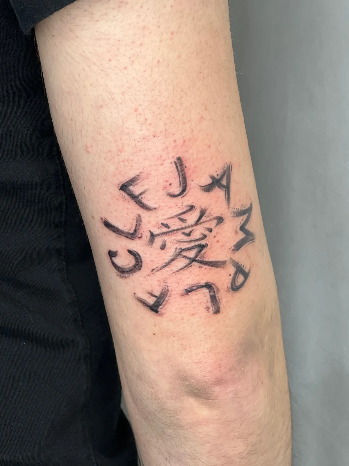 Japanese calligraphy Japanese calligraphy arm tattoo Paris – Showtime Tattoo