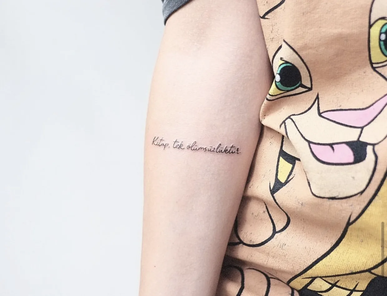 Couple script lettering wrist tattoo Paris – Showtime Tattoo