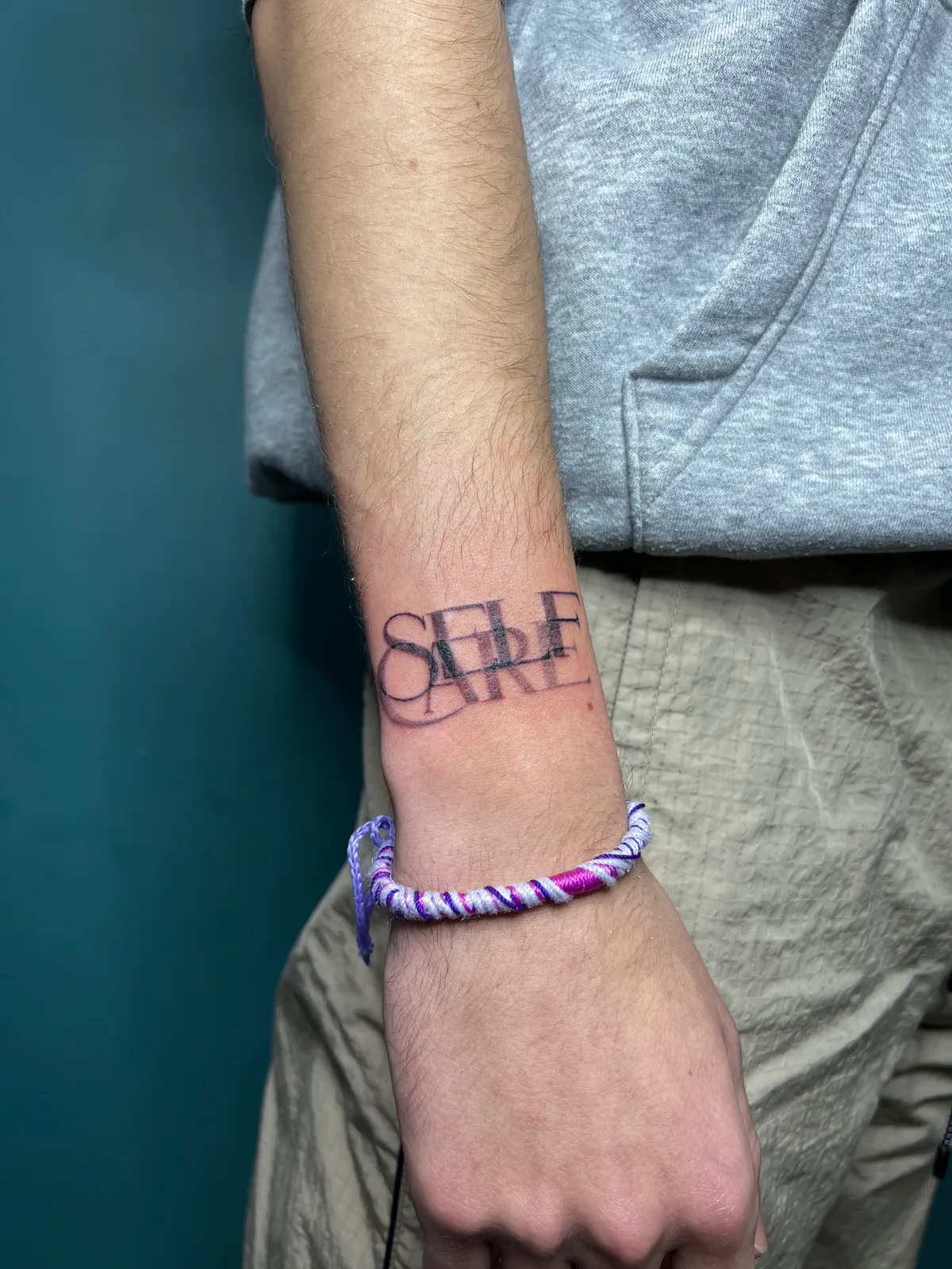 SELF lettering SELF wrist lettering tattoo Paris – Showtime Tattoo